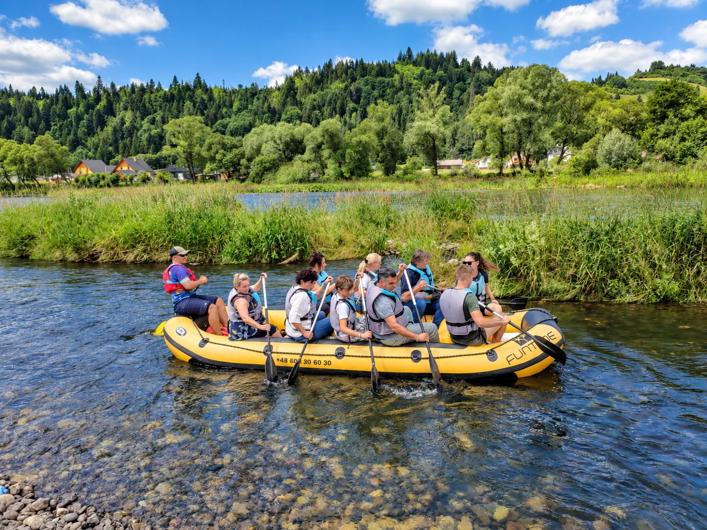 Rafting extension for a private Zakopane tour